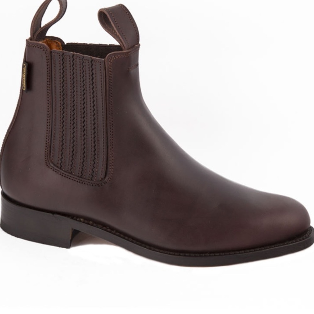 Men's Brown Leather Chelsea Boots